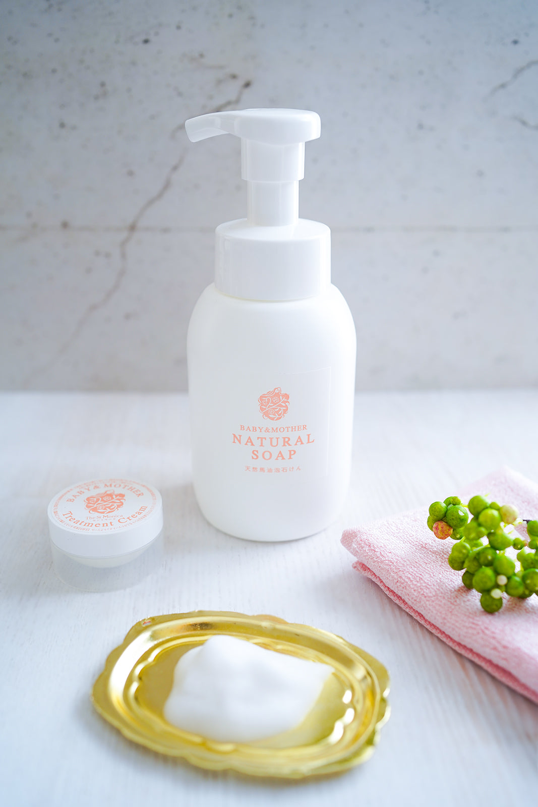 天然馬油泡石けん(レフィル)　500ml