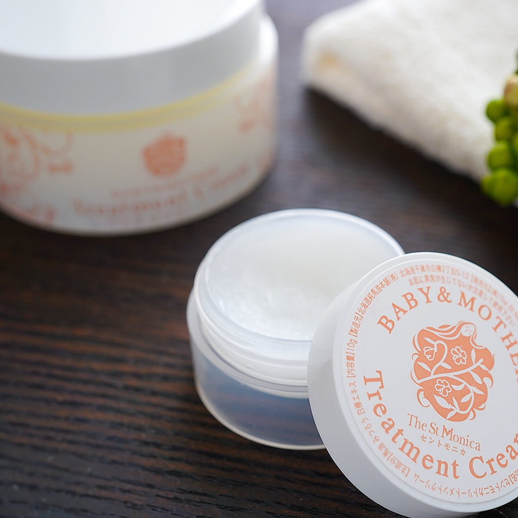 「BABY＆MOTHER」天然馬油保湿クリーム（ミニサイズ10g）